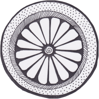 drawing of a wheel